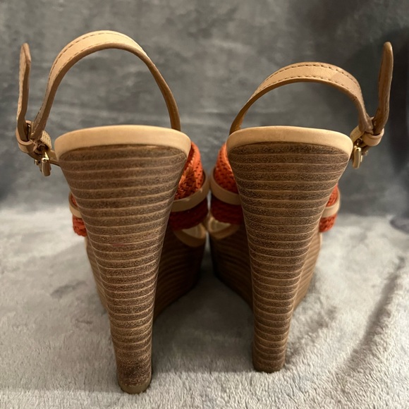 COACH Wedge Shoes size 5 M - Picture 5 of 10
